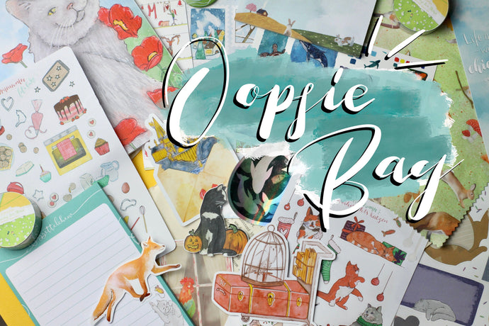 Oopsie Bag - B-Ware - Mystery Bag - Grab Bag - Postkarten, Prints, Lesezeichen, Sticker und mehr