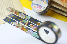 Lade das Bild in den Galerie-Viewer, Washi Tape - You got mail - Dekoration für Briefe - Gold Foil - Brieffreundschaften - Eigene Illustrationen
