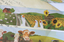 Lade das Bild in den Galerie-Viewer, Washi Tape - Farm Days - 10mx25mm - Eigene Illustrationen
