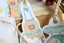 Lade das Bild in den Galerie-Viewer, Geschenkanhänger - Anhänger - Backzutaten - Geschenke verpacken - Eigene Illustration
