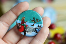 Lade das Bild in den Galerie-Viewer, Magnet Set - Christmas Night - Santa, Elfen, Rentiere - Adventskalender befüllen - Eigene Illustration

