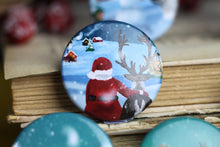 Lade das Bild in den Galerie-Viewer, Magnet Set - Christmas Night - Santa, Elfen, Rentiere - Adventskalender befüllen - Eigene Illustration
