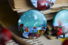 Lade das Bild in den Galerie-Viewer, Magnet Set - Christmas Night - Santa, Elfen, Rentiere - Adventskalender befüllen - Eigene Illustration
