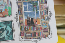 Lade das Bild in den Galerie-Viewer, Stickerbogen - Gallery Wall - Schöne Illustrationen im Rahmen - Bullet Journal - Eigene Illustrationen
