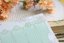 Lade das Bild in den Galerie-Viewer, Notizblock - Wochenplaner mit Habit Tracker - Waldtiere zum ausmalen - DIN A5 - 50 Seiten

