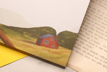 Lade das Bild in den Galerie-Viewer, Notizblock - Elster und Haus - Briefpapier - Penpal - DIN A5 - 50 Seiten - kariert
