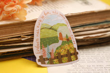 Lade das Bild in den Galerie-Viewer, Vinyl Sticker - Garten - Alles im Griff - Aufkleber mit Spruch - Handgemalte Illustration

