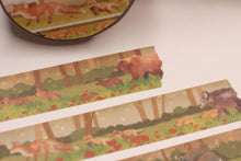Lade das Bild in den Galerie-Viewer, Washi Tape - Forest Families - Waldtiere mit Babys - Eigene Illustrationen
