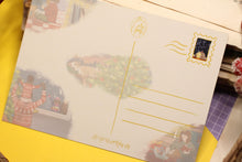 Lade das Bild in den Galerie-Viewer, Postkarte - Gemütliche Weihnachten - Zuhause - Weihnachten- Eigene Illustration
