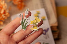 Lade das Bild in den Galerie-Viewer, Stickerbogen - Blumen im Frühling - Schneeglöckchen, Krokusse, Osterglocken - Bullet Journal - Eigene Illustrationen

