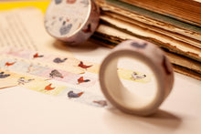 Lade das Bild in den Galerie-Viewer, Washi Tape - Bunte Hühner - Hühnerrassen - Ostern Dekoidee - Basteln für Ostern - Frühling - Eigene Illustrationen
