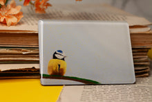 Lade das Bild in den Galerie-Viewer, Magnet - Immerwährender Notizzettel - kleines Whiteboard mit Blaumeise - Eigene Illustration - Nützliches Geschenk
