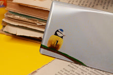 Lade das Bild in den Galerie-Viewer, Magnet - Immerwährender Notizzettel - kleines Whiteboard mit Blaumeise - Eigene Illustration - Nützliches Geschenk
