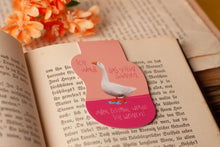 Lade das Bild in den Galerie-Viewer, Magnetisches Lesezeichen - Gans - Ich werde das schaffen, aber erstmal weinen - Affirmation Spruch - Geschenkidee - Eigene Illustrationen

