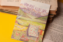 Lade das Bild in den Galerie-Viewer, Postkarte - Sei lieb zu dir - Naturpapier - Cozy Village Cottage Core - Mit Spruch Affirmation Mut machen - Eigene Illustration
