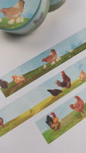 Laden und Abspielen von Videos im Galerie-Viewer, Washi Tape - Glückliche Hühner - Eigene Illustrationen

