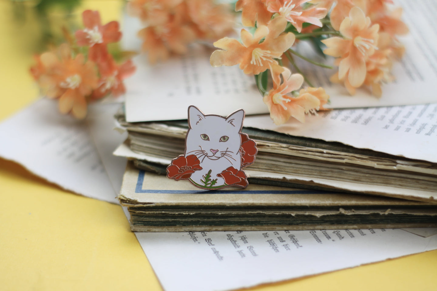 Emaille Pin - Poppy Cat