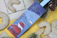 Lade das Bild in den Galerie-Viewer, Lesezeichen - Weihnachtsmann mit Rentier - klein

